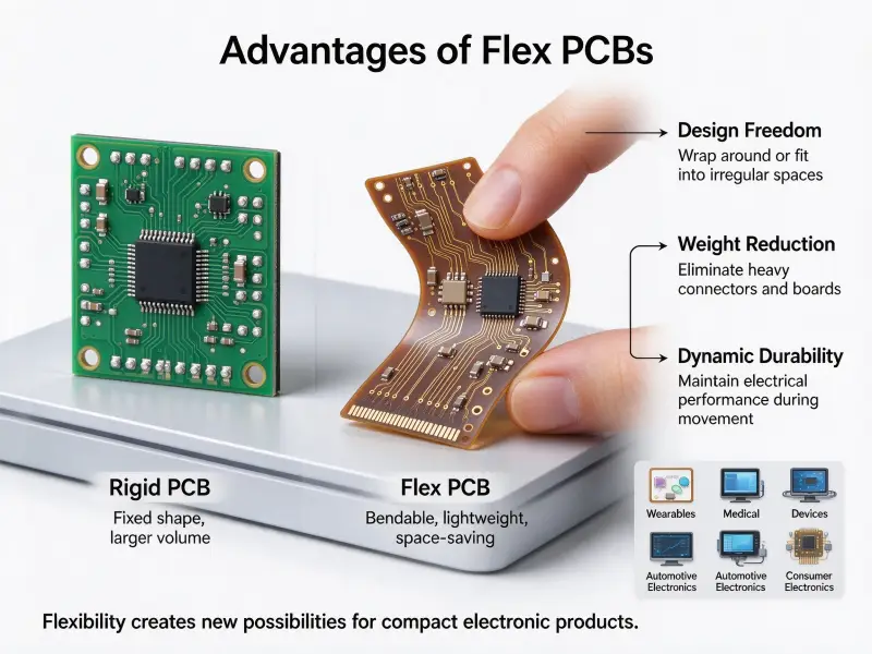 Advantages of Flex PCBs