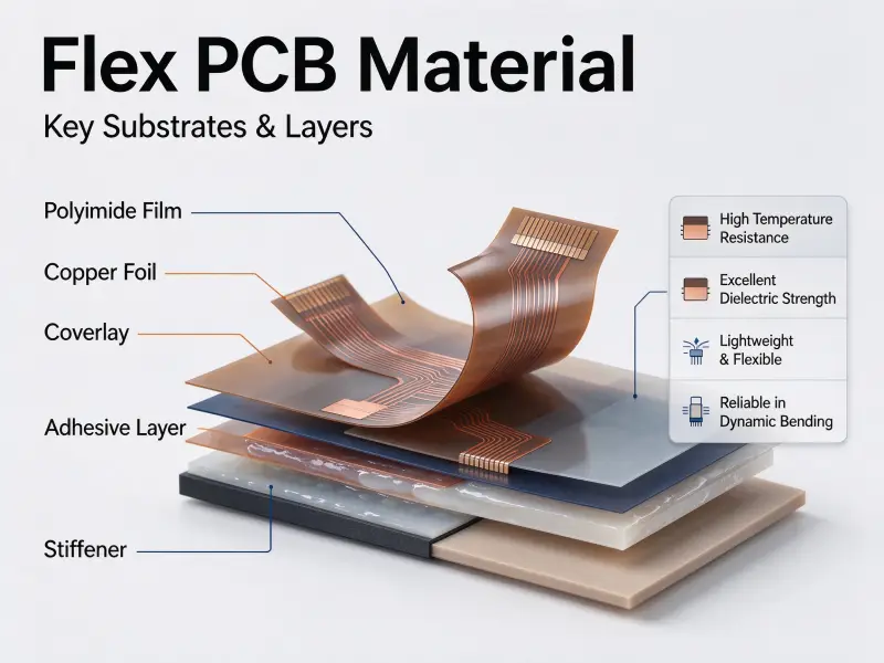 Flex PCB Material: What Each Layer Is Made Of